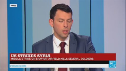 US missile strikes against Syria air base