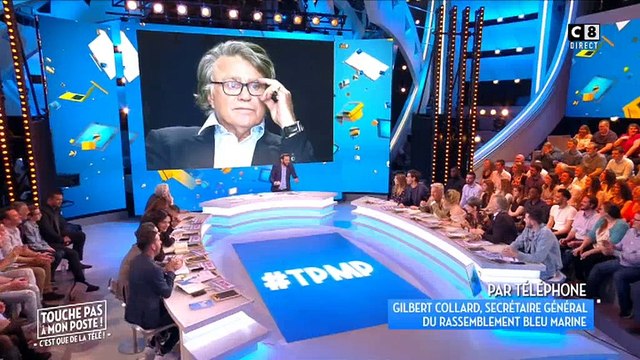 Cyril Hanouna appelle Gilbert Collard en direct dans Touche pas à mon poste et ce n'est pas triste !