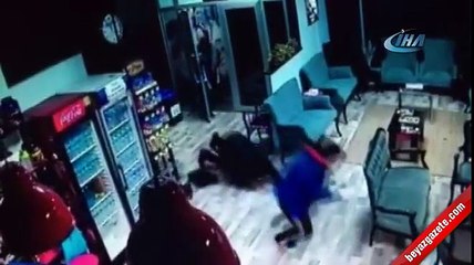 Beyoğlu'nda spor salonu cinayeti kamerada