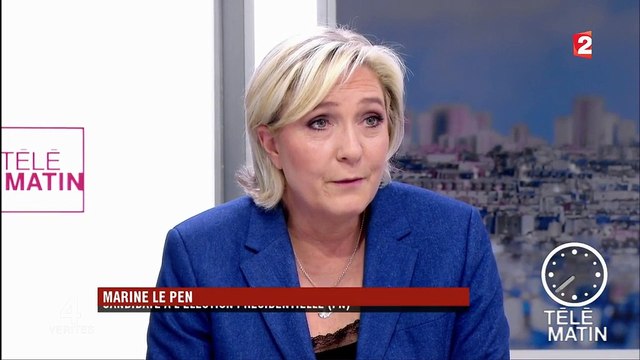Frappe américaine en Syrie : Marine Le Pen se dit un peu étonnée de la décision de Donald Trump
