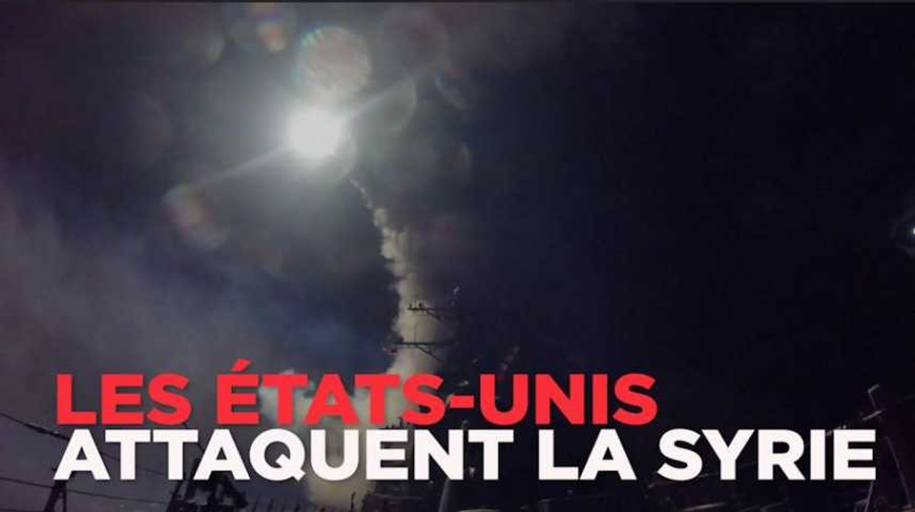 Donald Trump riposte et frappe massivement une base syrienne