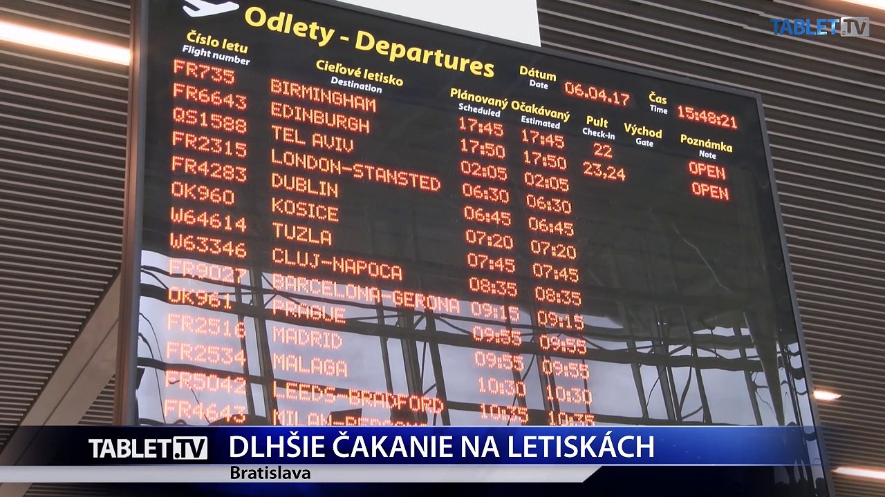 Na letiskách sa môžu predĺžiť čakacie doby