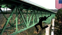 Woman falls off California’s tallest bridge trying to take selfie