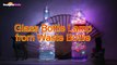 How To Make The Bottle Lamps from Waste Bottles - DIY Home deas-Rg