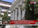 Hiling ng kampo ni Junjun Binay na ipatigil ang suspension sa kanya ng Ombudsman, pinagbigayan ng CA