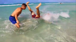 WWE MOVES AT THE BEACH