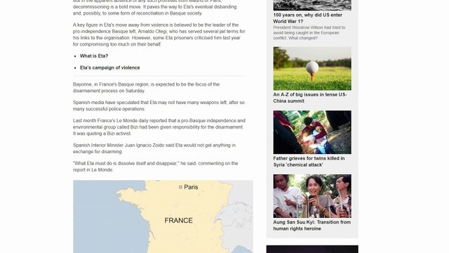 ETA comunica su desarme sin hablar de disolución