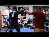 Golovkin vs. Jacobs- Daniel Jacobs' FULL Media Workout Video