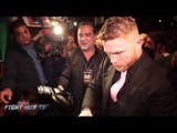 BTS- Fans mob & go crazy for Canelo in New York as he signs autographs for him