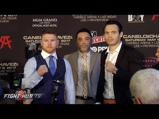 Canelo Alvarez vs. Julio Cesar Chavez Jr. FULL Houston Press Conference & Face Off Video