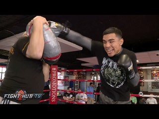 Adrian Granados shows wicked right hand & thudding body shots days away from Broner fight