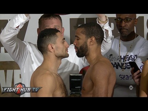 David Avanesyan vs. Lamont Peterson FULL Weigh In & Face Off Video