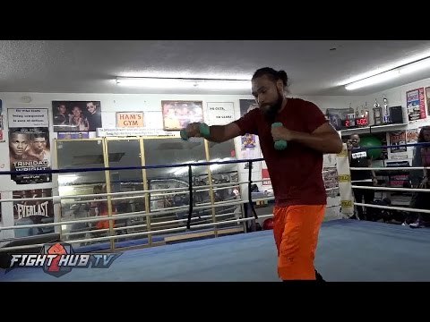 Keith Thurman's FULL shadow boxing routine for Danny Garcia- Thurman vs Garcia video