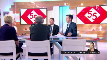 Benoît Hamon tombe sous le charme de Charlize Theron