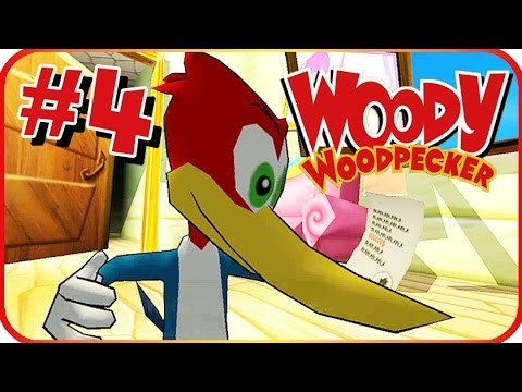 Woody Woodpecker: Escape from Buzz Buzzard Park Walkthrough Part 4 (PS2, PC) Level 4 - Pirate Part B