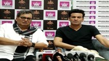 Manoj Bajpai Interacts To Students At Whistling Woods With Subhash Ghai