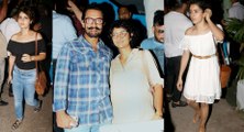 AAMIR KHAN AND KIRAN RAO SPOTTED AT OLIVE BAR WITH DANGAL GIRLS
