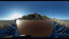 Spring day in Nice, Cote d'Azur mars 2017 - 360 Video