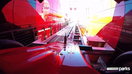 Red Force à Ferrari Land, 180 km/h en 5s