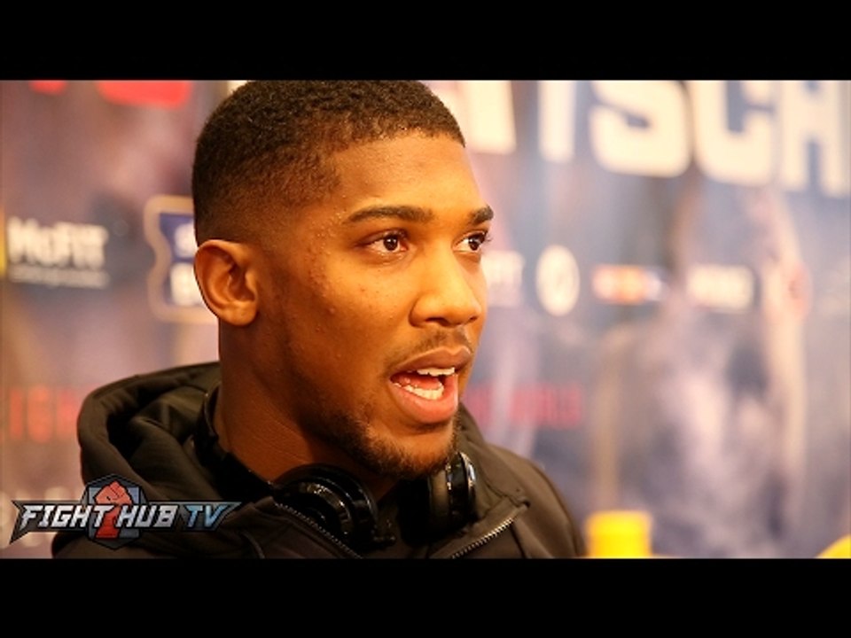 Anthony Joshua "The smarter I am the easier it will be. Power is good..if you're smart enough"