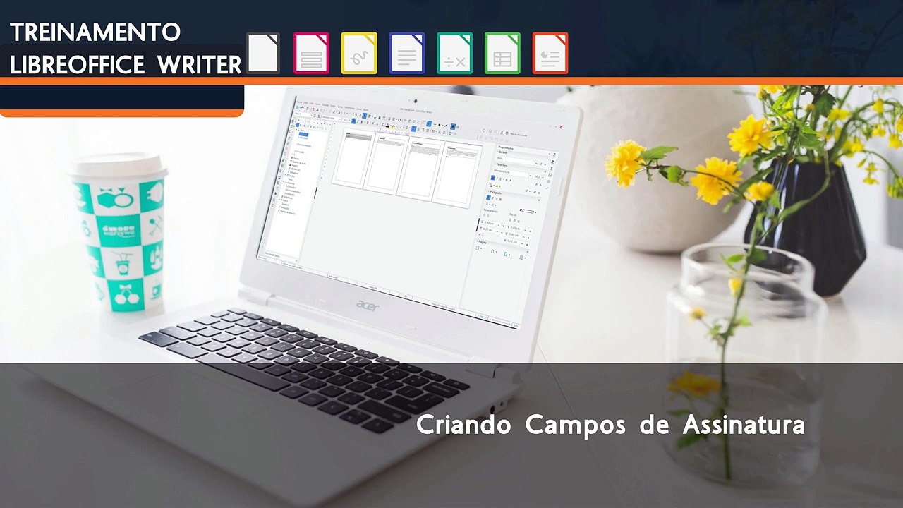 002 - LibreOffice   Criando Campos de Assinatura