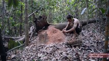 Primitive Technology Termite clay kiln  pottery