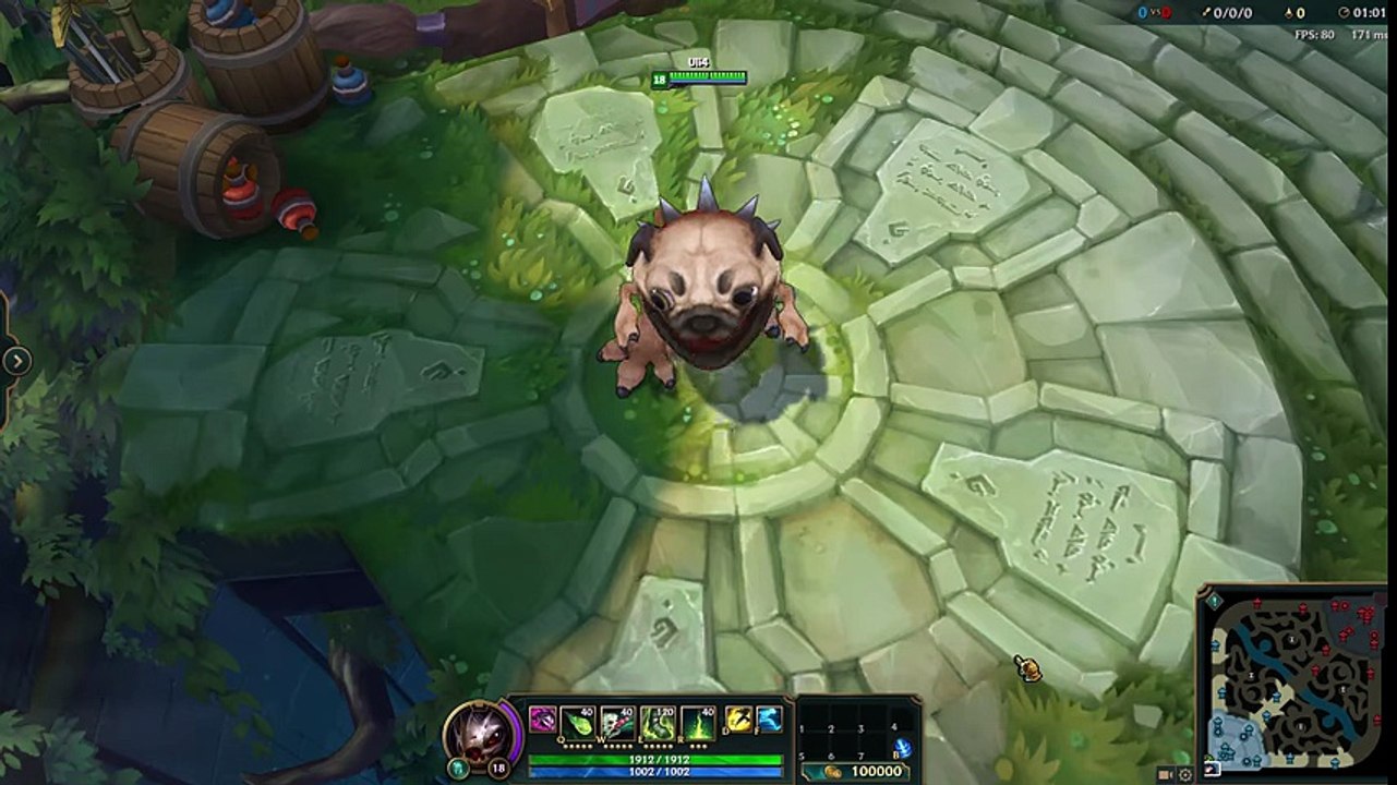 Pug'Maw (Pug_Doggo Kog'Maw) Skin Spotlight - Pre-Release - League of Legends - YouTube