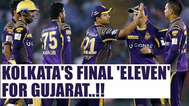 IPL 10: Kolkata Predicted XI against Gujarat in their opener | Oneindia News