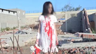 Red paint not blood - 12 year old Egyptian girl