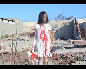 Red paint not blood - 12 year old Egyptian girl