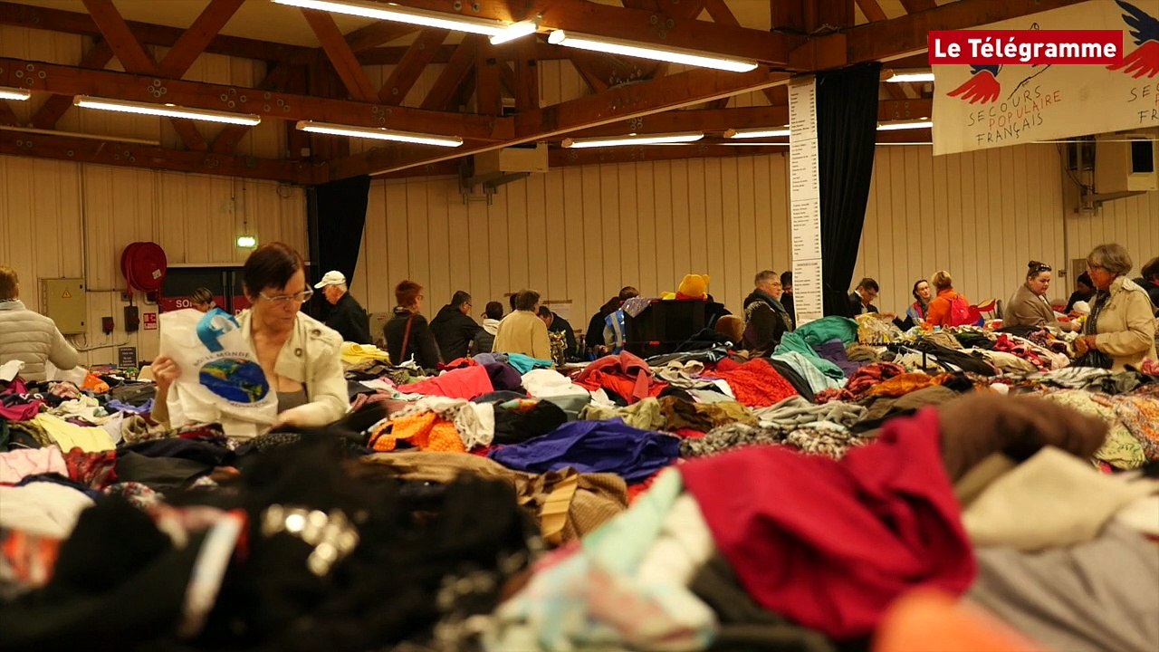 Châteaulin. Secours populaire : la grande braderie, c'est parti !