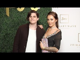 Audien and Katy Redell 2017 Primary Wave Pre-Grammy Event Red Carpet