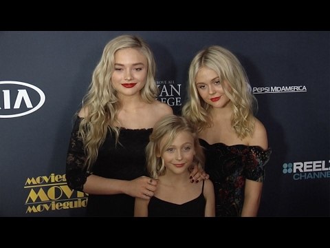 Alyvia Alyn Lind, Natalie Alyn Lind, Emily Alyn Lind 2017 Movieguide Awards Red Carpet