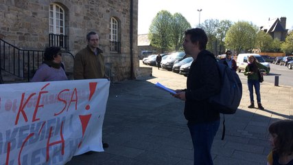 Rassemblement pour soutenir le peuple guyanais