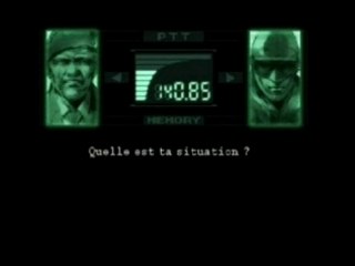 MGS : Début du jeu