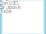 Mertrado  Chargeur de batterie Nikon ENEL9  ENEL9 pour Nikon D40  D40x  D60