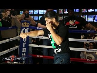 Zlaticanin vs. Garcia- Mikey Garcia's Full Media Workout video