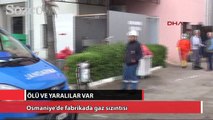 Fabrikada flor gazı sızıntısından 1 işçi öldü