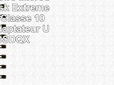 Carte Mémoire MicroSDHC SanDisk Extreme Pro 16 Go Classe 10 U3 avec Adaptateur  UHSI