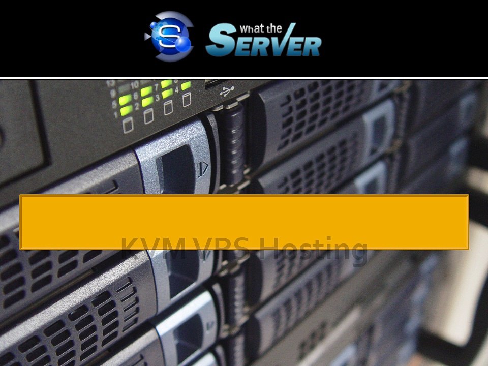 KVM VPS hosting