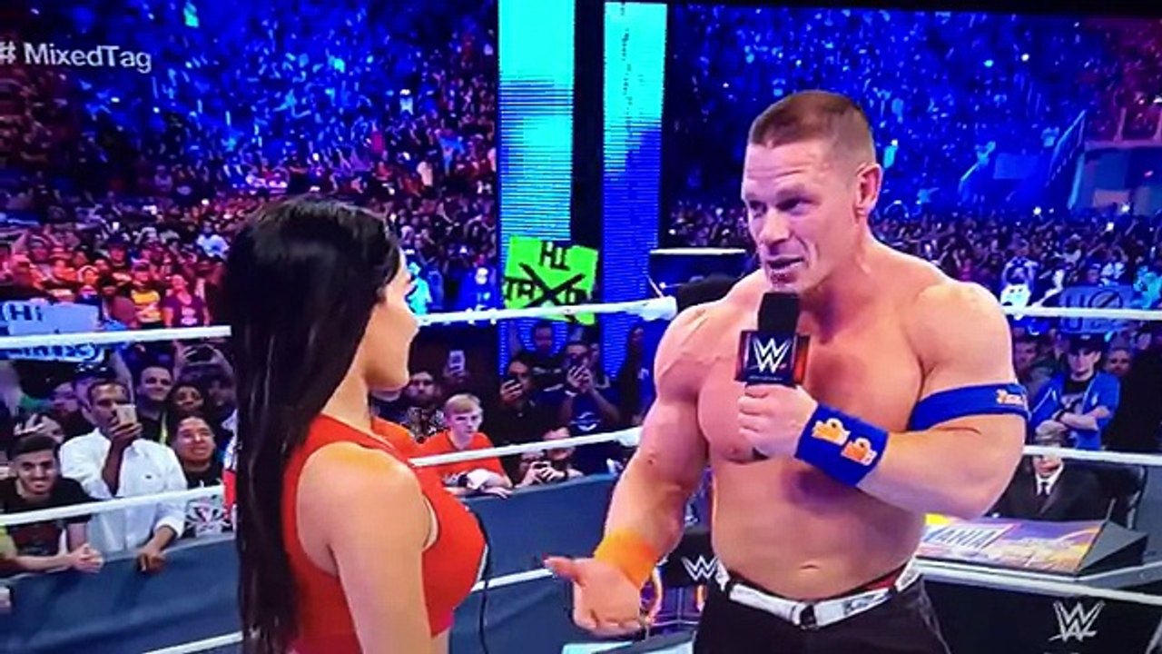 OMG!!! JOHN_CENA_PROPOSES_TO_NIKKI_BELLA IN THE RING SUCH A ROMANTIC MOMENT MUST WATCH...