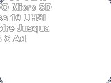 Samsung 64 Go Carte Mémoire EVO Micro SD SDXC Class 10 UHSI carte mémoire Jusquà 48MB S