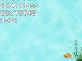 Transcend 64 Go Carte mémoire SDXC Classe 10 UHSI 600x TS64GSDXC10U1