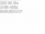 Transcend Carte Mémoire microSDXC 64 Go Classe 10 UHSI 400x Premium TS64GUSDU1P