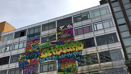 In Berlin, a street art gallery designed to be destroyed