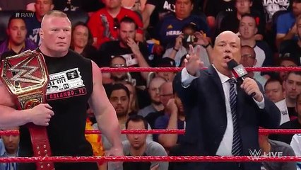 Braun Strowman puts Brock Lesnar on notice- Raw, April 3, 2017