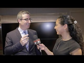 John Oliver Interview 2017 "Garden of Laughs" in NYC