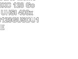 Transcend Carte Mémoire microSDXC 128 Go Classe 10 UHSI 400x Premium TS128GUSDU1PE