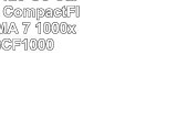 Transcend 128 Go Carte Mémoire CompactFlash CF UDMA 7 1000x TS128GCF1000