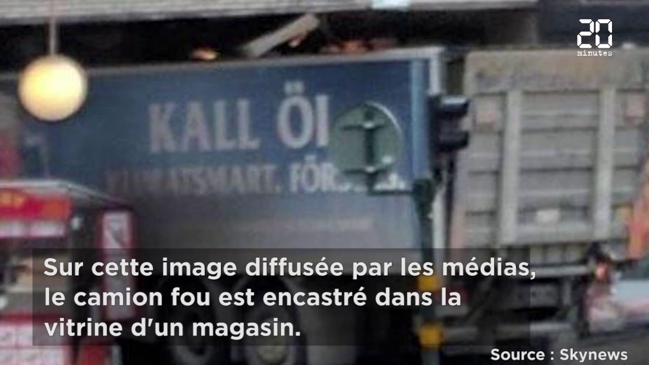 Suède: Un camion renverse des passants à Stockholm